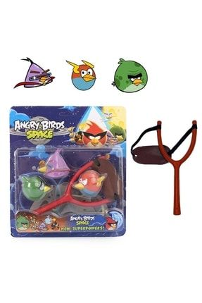 3 Karakterli Kırmızı Sapan Angry Birds Sapan Seti Kırmızı Kuş - Super Red - Kızgın Kuşlar Seti angryb01