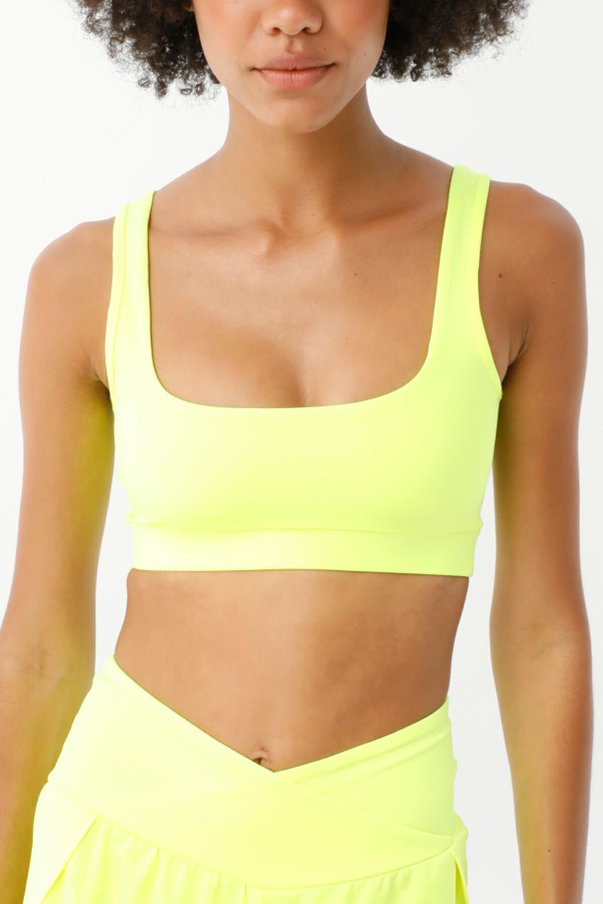 Goat Spirit Relief Spor Bra Neon Sarı