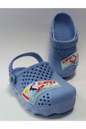 Geniş Kalıp Crocs Modeli Kaydırmaz Plastik Erkek Çocuk Havuz Deniz Plaj Ev Ve Sokak Sandalet Terlik CROCSCOCUK