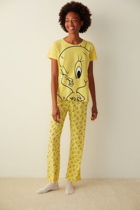 Sarı Tweety Pijama Takımı PNIJQCCJ22SK-YL23