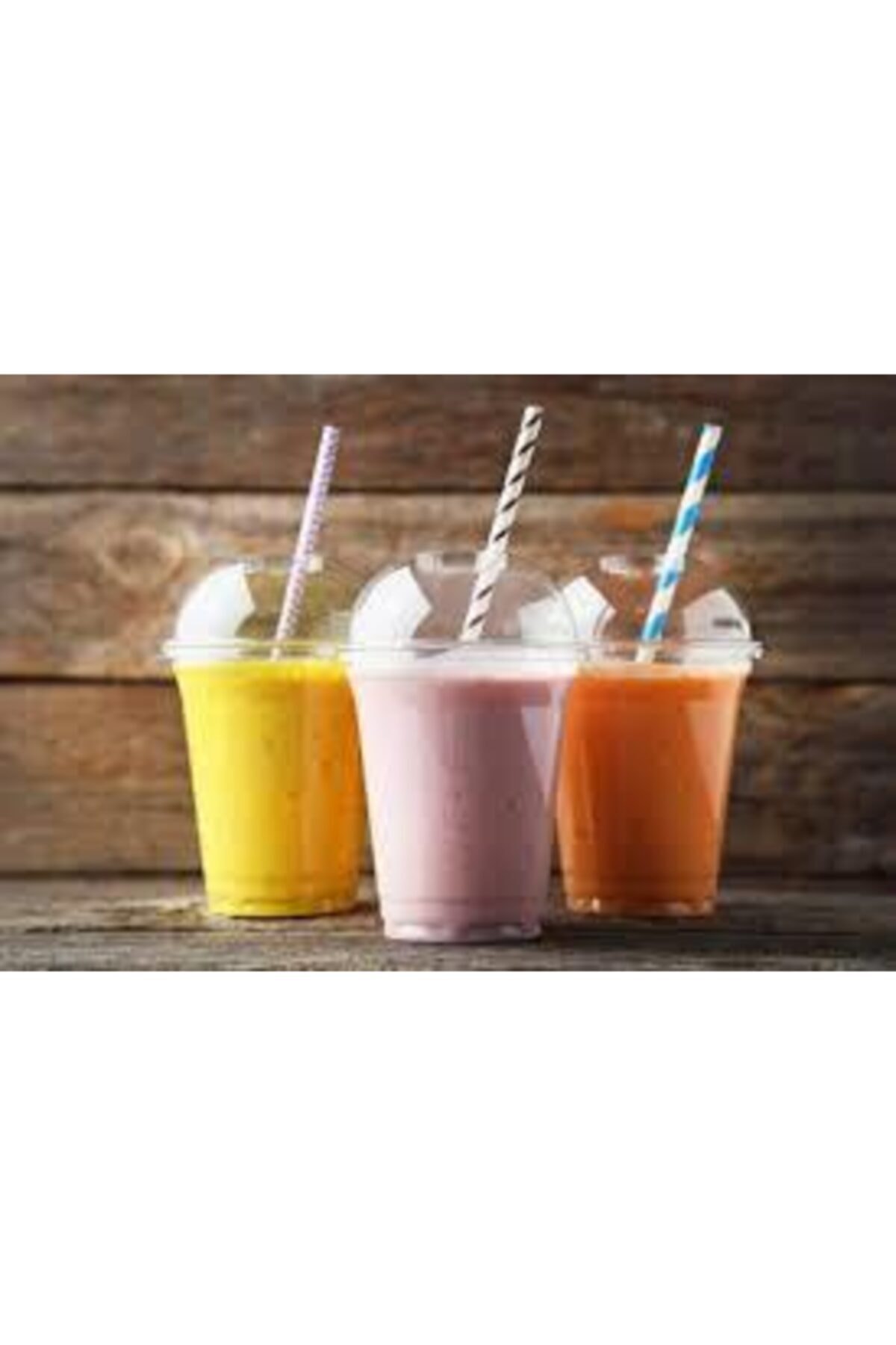 Mg Home 20 Adet Plastik Şeffaf Bardak Kapaklı 300ml Cc Milkshake Bardağı — Koksal Pack — Plastik Bardak (2)
