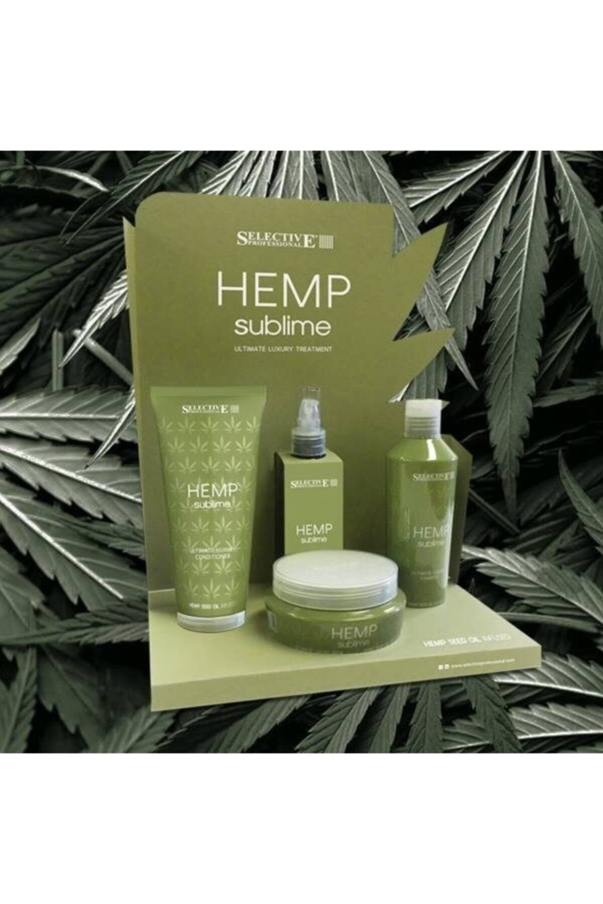 Selective Professional-Selective Hemp Series Set of Four - Shampoo, Cream, Mask, Serum 1