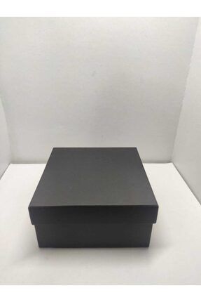 Siyah Kare Kutu Hediyelik Takılık 16x16 SKK 001
