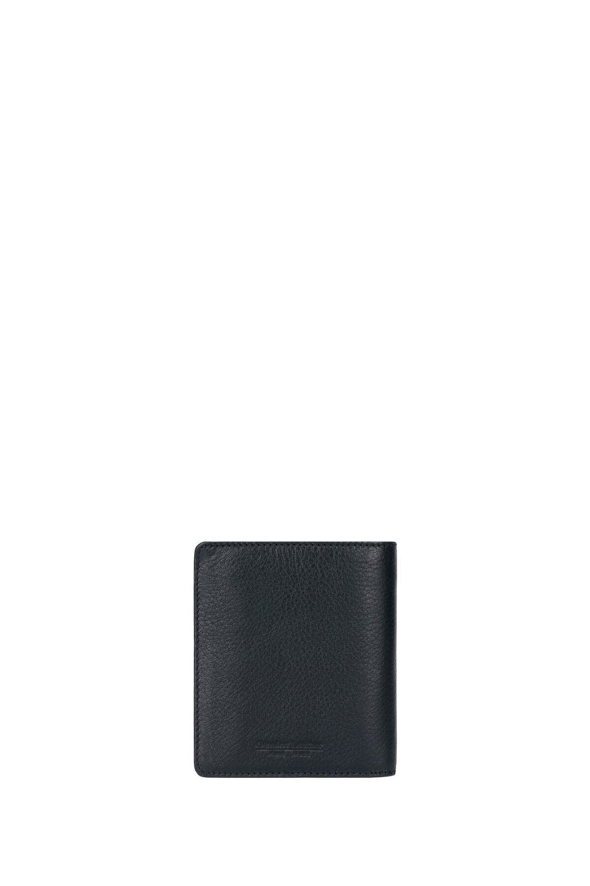 CENGİZ PAKEL-Men's Black Genuine Leather EC Wallet 13659 4