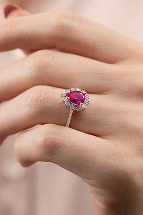 Izla Design Kadin Kalp Atisi Model Rose Kaplama Gumus Yuzuk Pkt Tlyslvr0946 Trendyol