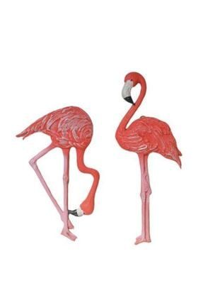 Ikili Flamingo Dekoratif Duvar Süsü ZBK06