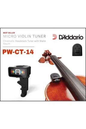 Pwct14 Ns Micro Violin Tuner - Keman Akort Cihazı 12763
