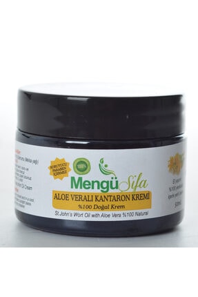 mengü şifa Aloe Vera Sarı Kantaron Nemlendirici-onarıcı Bakım Kremi 50 ml %10...