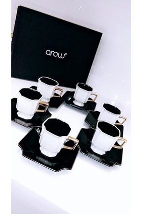 Arow Kahve Fincan Takımı 6 Kişilik Porselen LH4