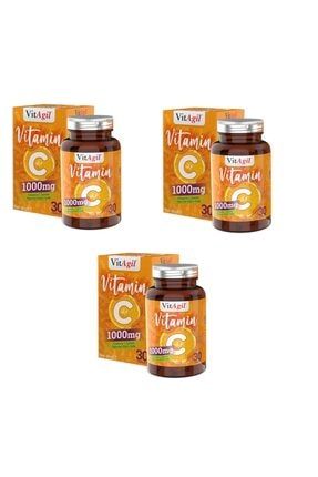 Vitamin C 1000 Mg 30 Tablet 3 Adet HDO450