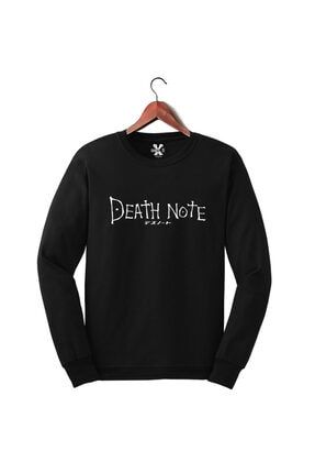 Death Note Baskılı Uzun Kollu Üst - Sweatshirt 6068100018001