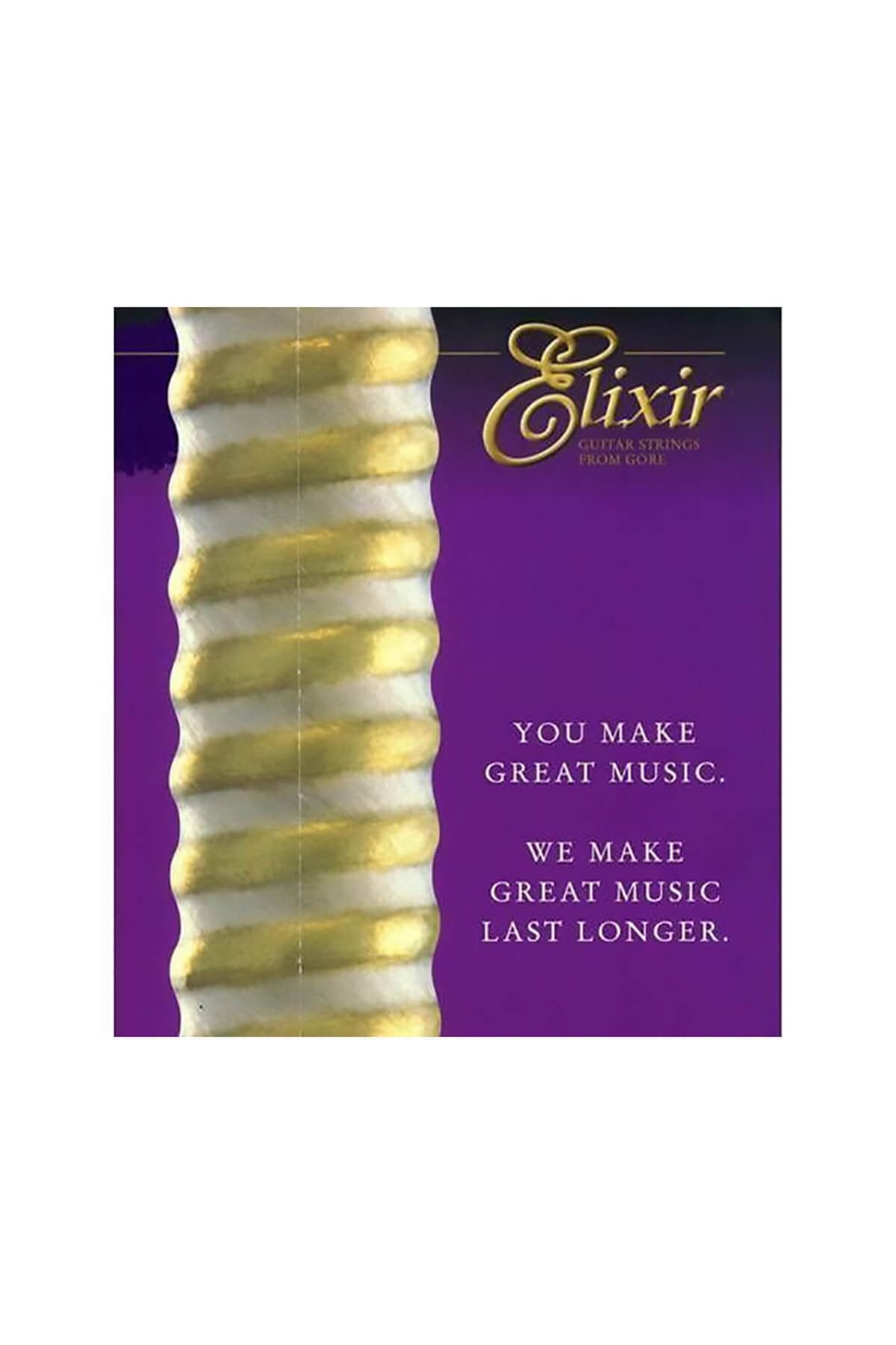 Elixir-14052 Nanoweb Light 4 String Bass Guitar String (45-100) 3