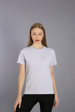 Açık Lila Basic T-shirt 20012035-THSRT