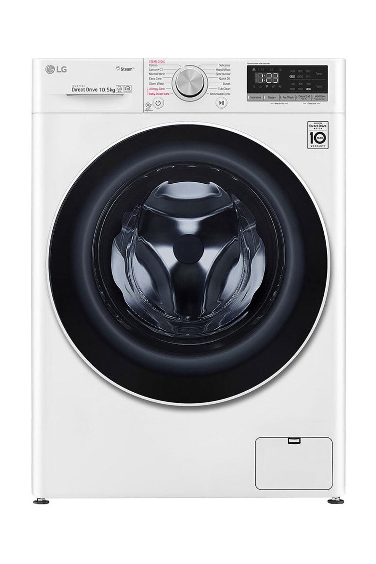 LG F4V5RYP0W A+++ Wi-Fi 1400 Devir 10.5 kg Çamaşır Makinesi