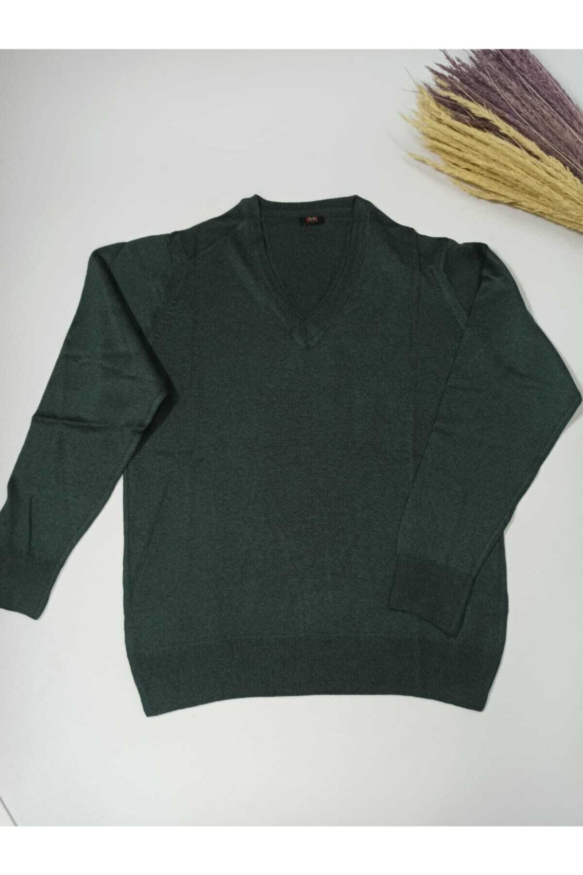 Nacar V Neck Fine Wool Sweater Trendyol