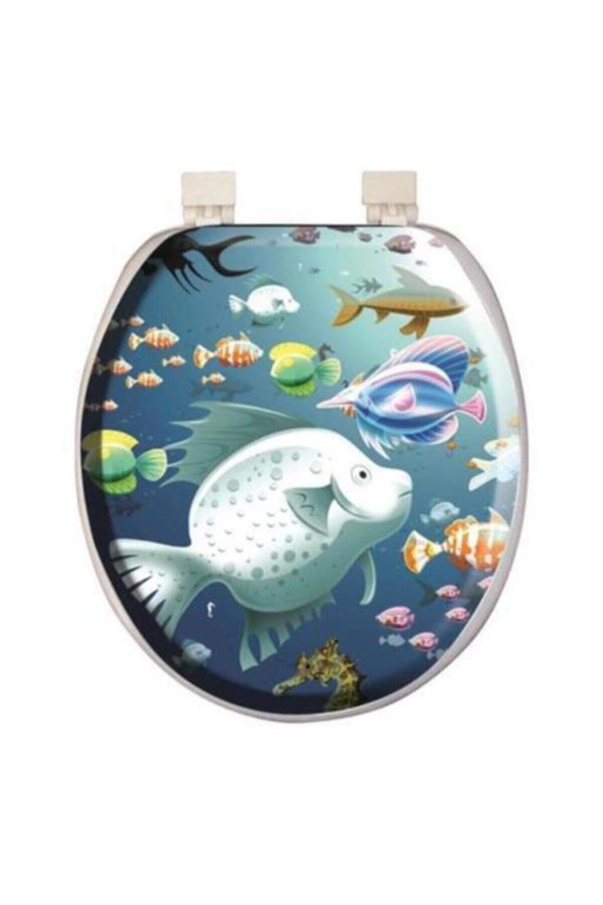 Softy Classic Desenli Yumuşak Klozet Kapağı