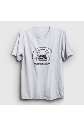 Unisex Beyaz High Arctic Monkeys Tişört 13705tt