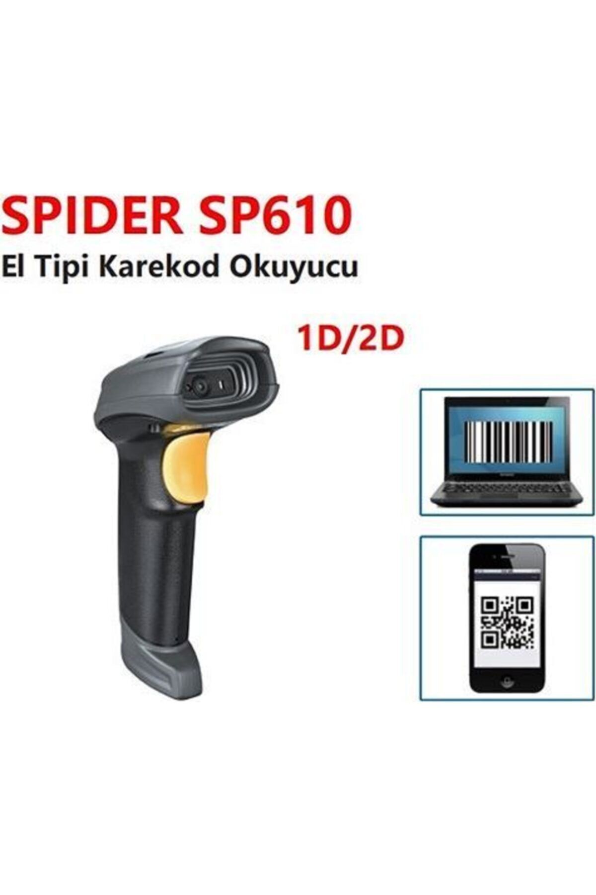 spider sp 610 2d barkod okuyucu