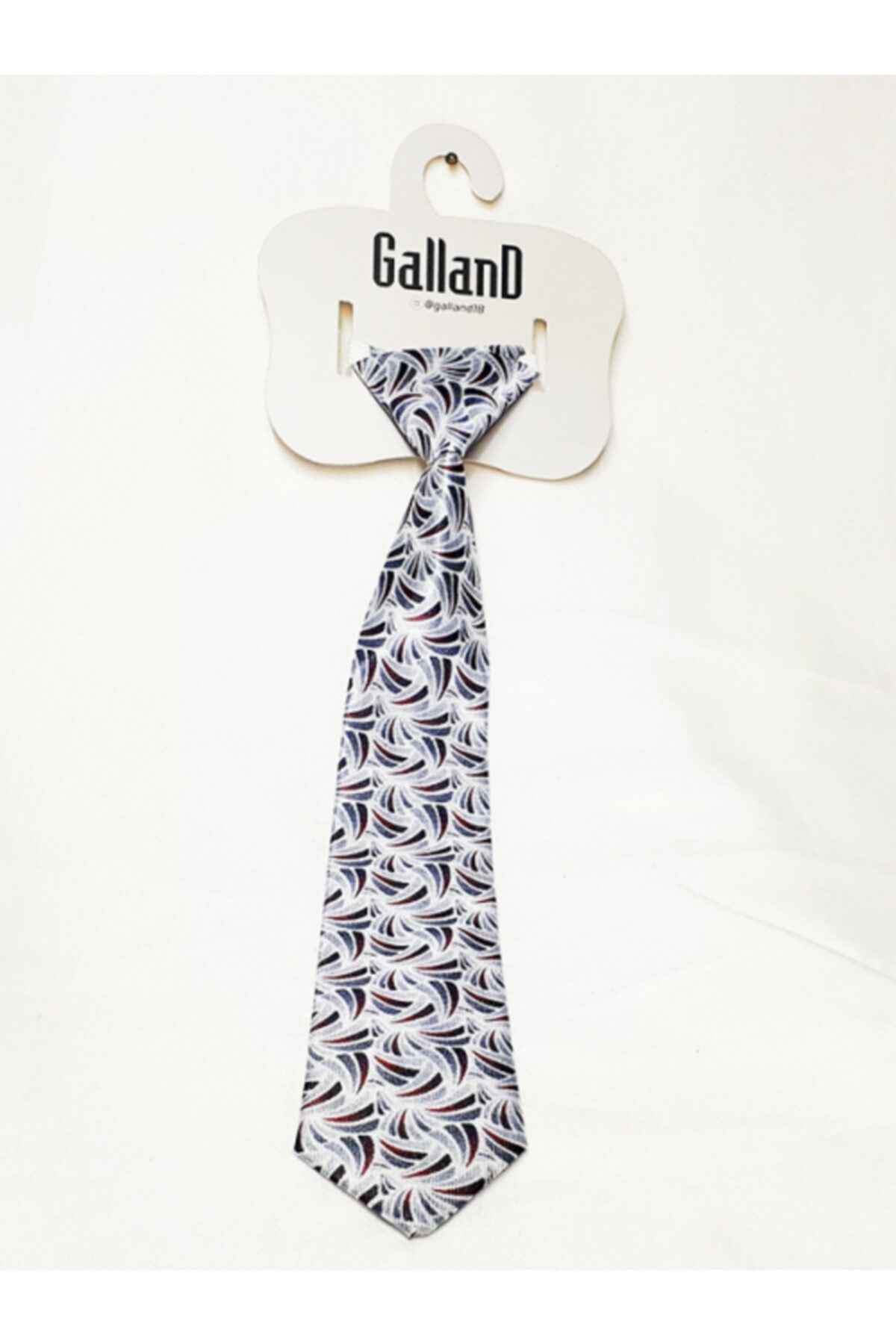 کراوات مردانه آبی سرمه ای GallanD | 02GD0001 اورجینال - تصویر 2