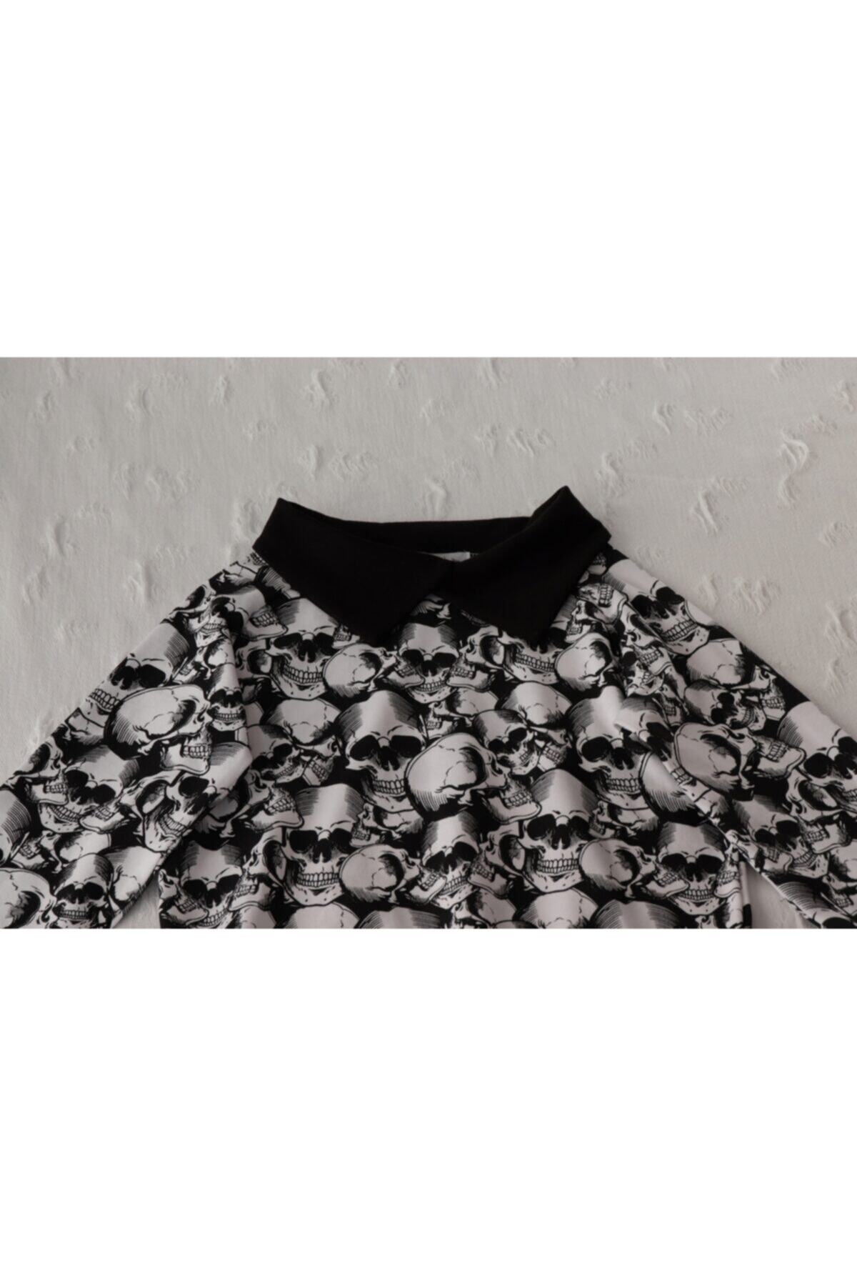 سویشرت پسرانه مشکی Woowkid | wwkd0100013 اورجینال - تصویر 3