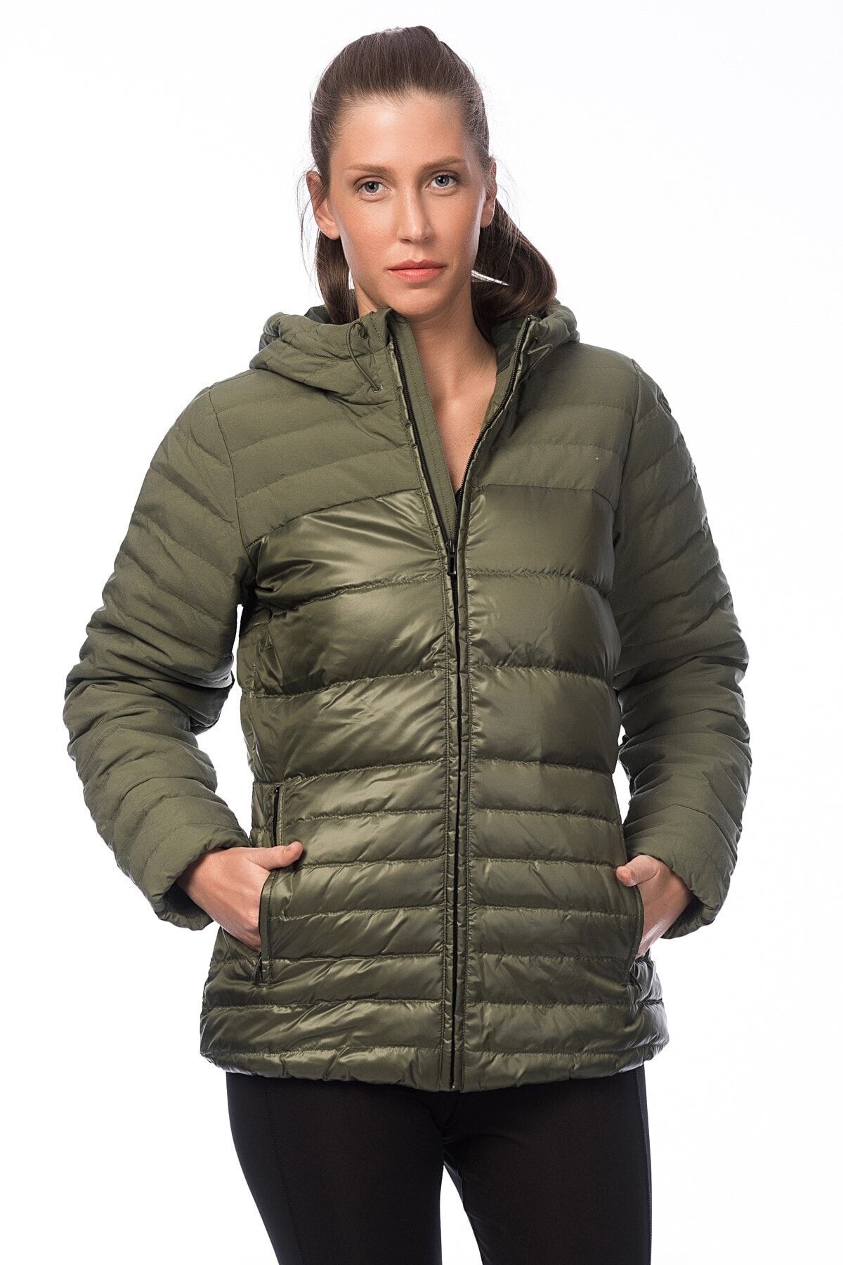 Khaki adidas sales women's jacket