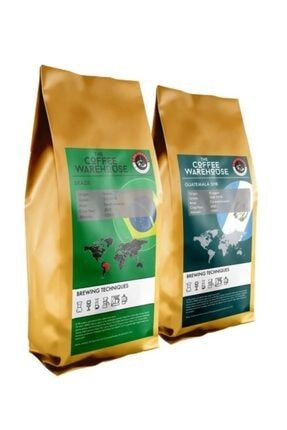 Brezilya + Guatemala Filtre Kahve Taze Öğütülmüş (2 X 250 G) BRGUATF250X2