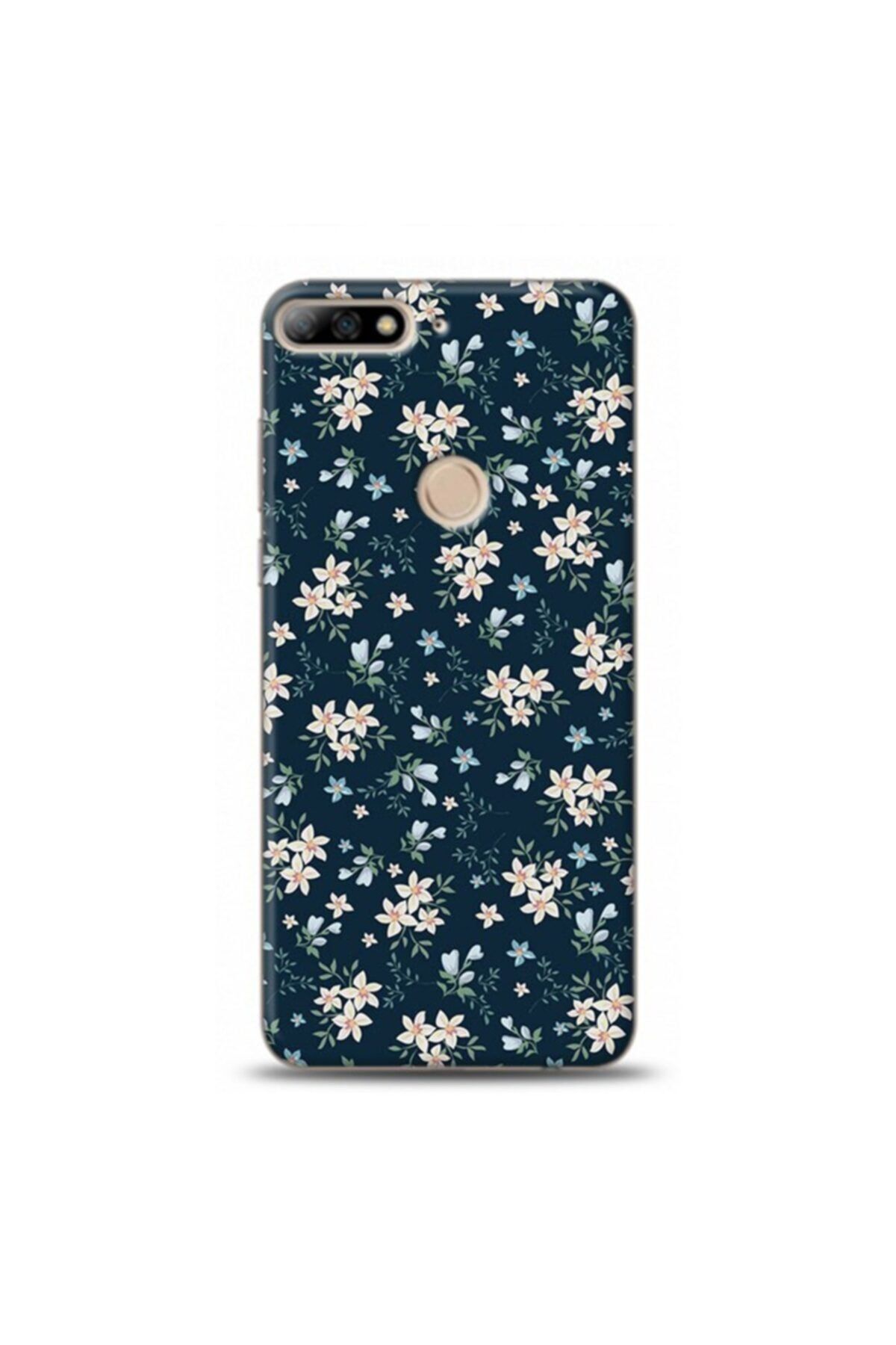 huawei y7 2018 cicek 27 desenli kilif