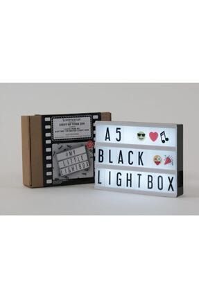 Dekoratif Lightbox - Light Box - Led Işıklı Yazı Paneli - A5 m75