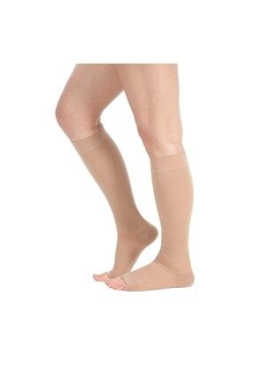 Diz Altı Orta Basınç Burnu Açık Varis Çorabı MGV01