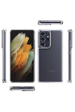 Samsung Galaxy S21 Ultra Uyumlu Kılıf Protector Series, Transparent New Style Hard Case CNPY-STK1640