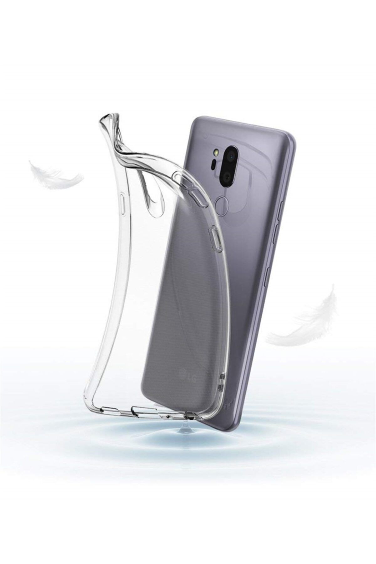 LG-G7 Thinq Compatible Case Canpay Series, Soft Transparent A+ Quality Silicone Case 4