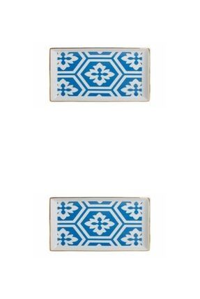 Morocco Desen Mavi Kahvaltı Tabağı 18cm 2'li PRLND00000550