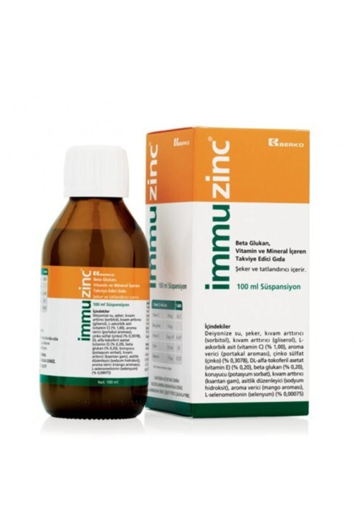 immuzinc suspansiyon 100 ml fiyati