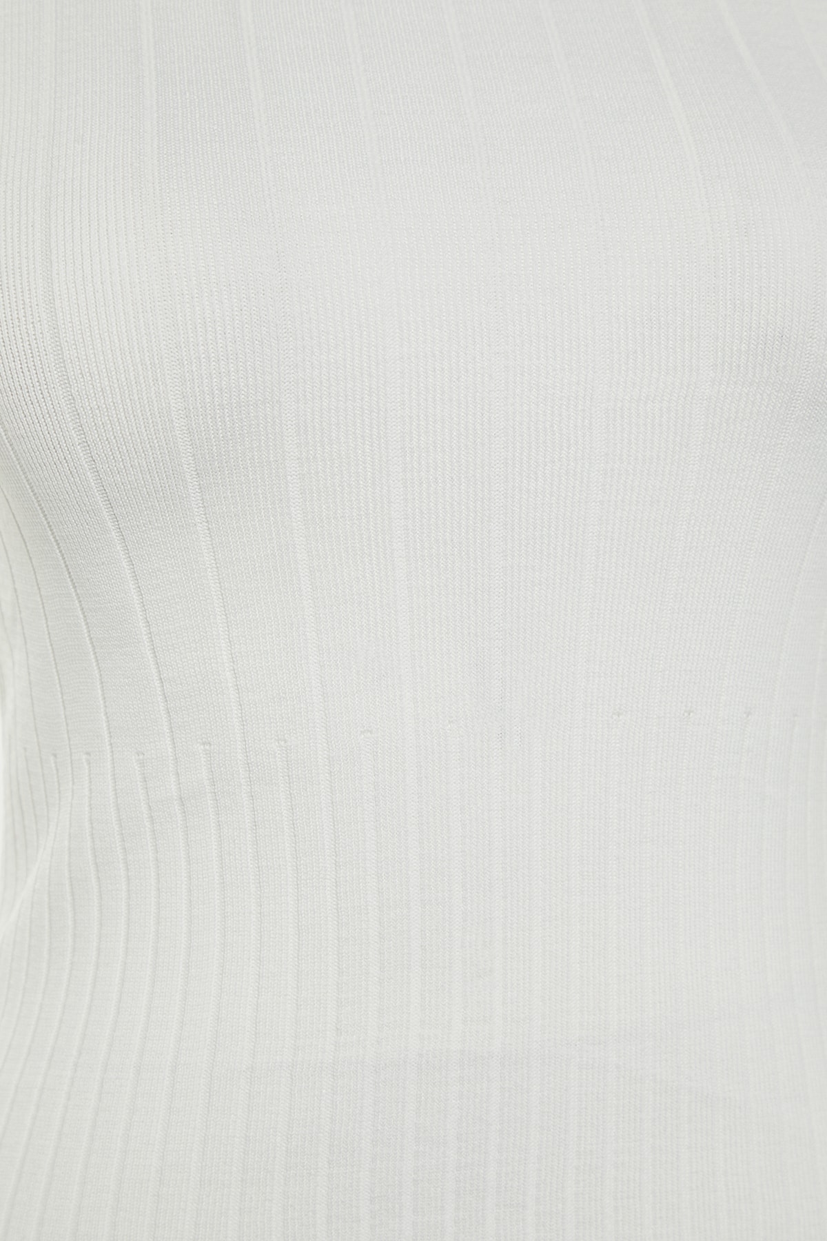 Trendyolmilla  Ekru Basic Bisiklet Yaka Triko Kazak TWOAW23KZ01249 - Görsel 7