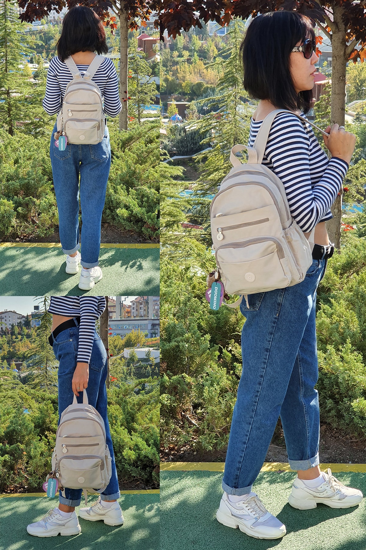 کوله پشتی زنانه بژ NEMO GROUP | NEMOGROUP259 اورجینال - تصویر 3