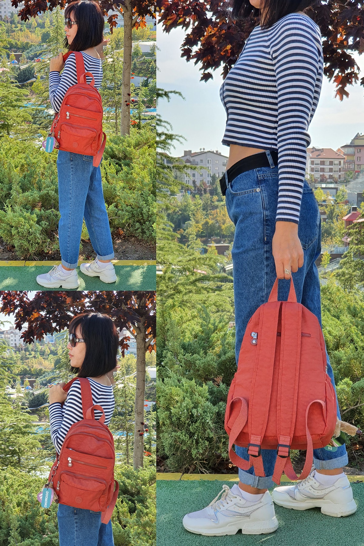 کوله پشتی زنانه نارنجی NEMO GROUP | NEMOGROUP259 اورجینال - تصویر 3