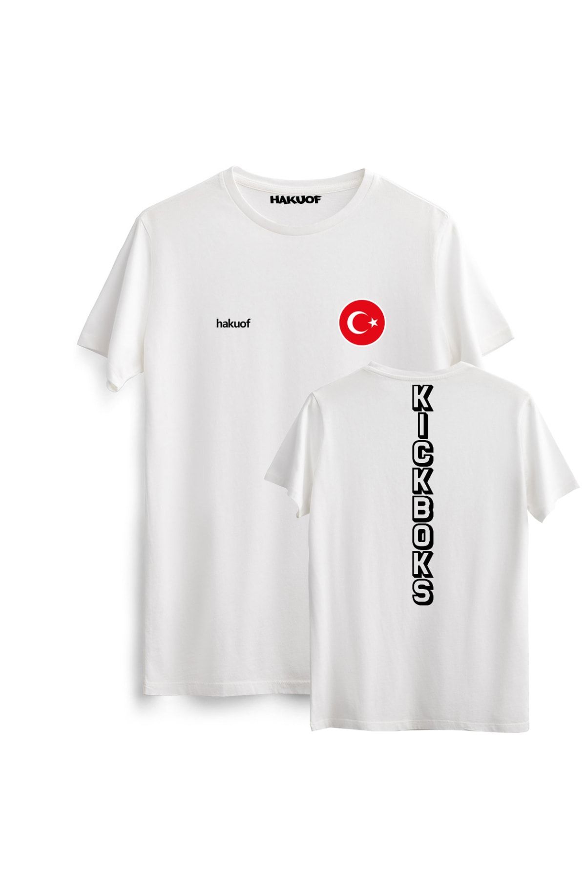 hakuof Tricou Kickboxing Türkiye Unisex - XS