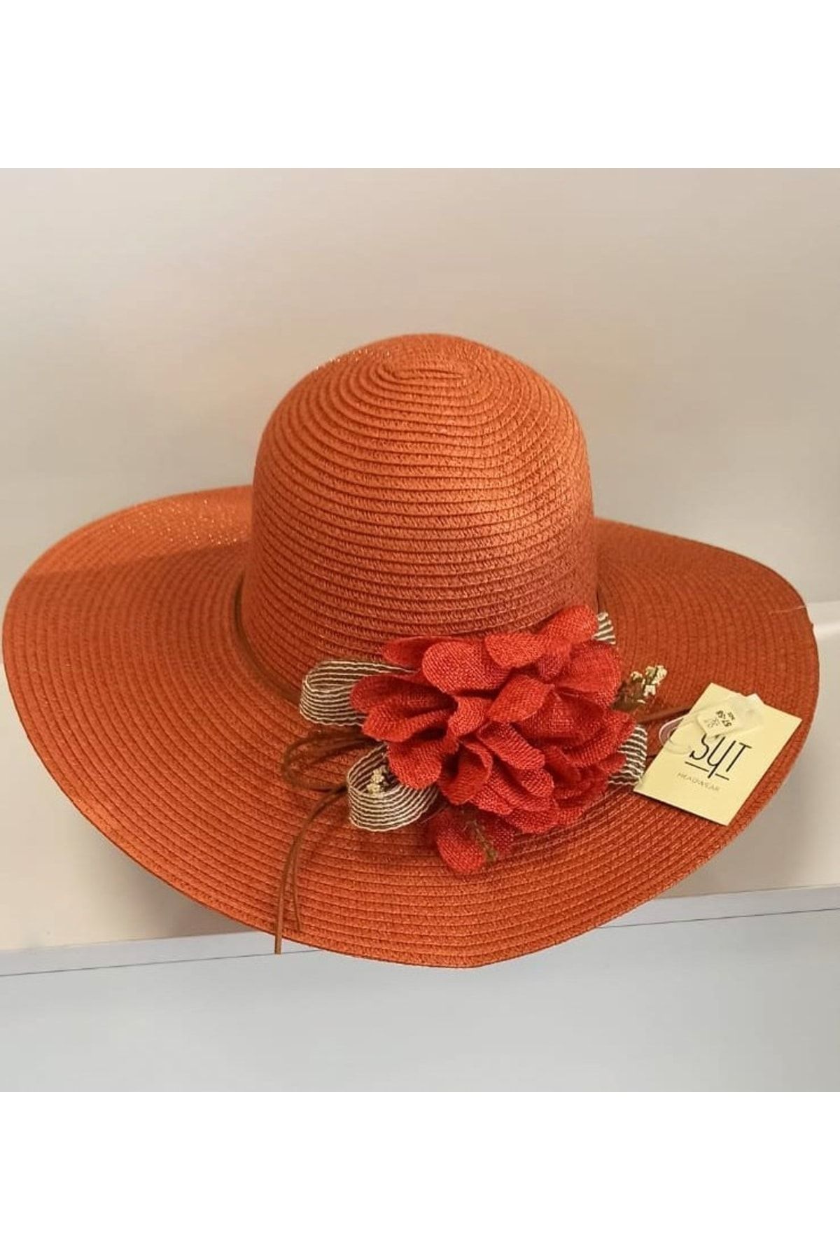 SUYİTTİ-Hazelnut Color Straw Hat 1