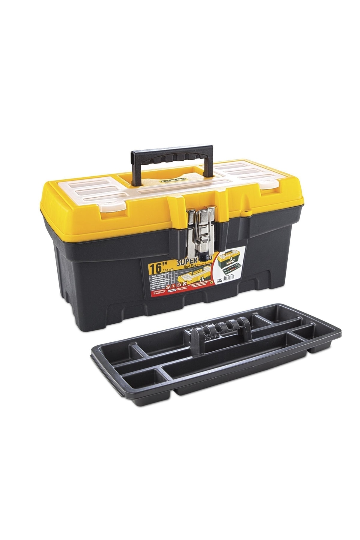 ASRIN Aknur Plastik -16 No Metal Kilitli Takım Çantası