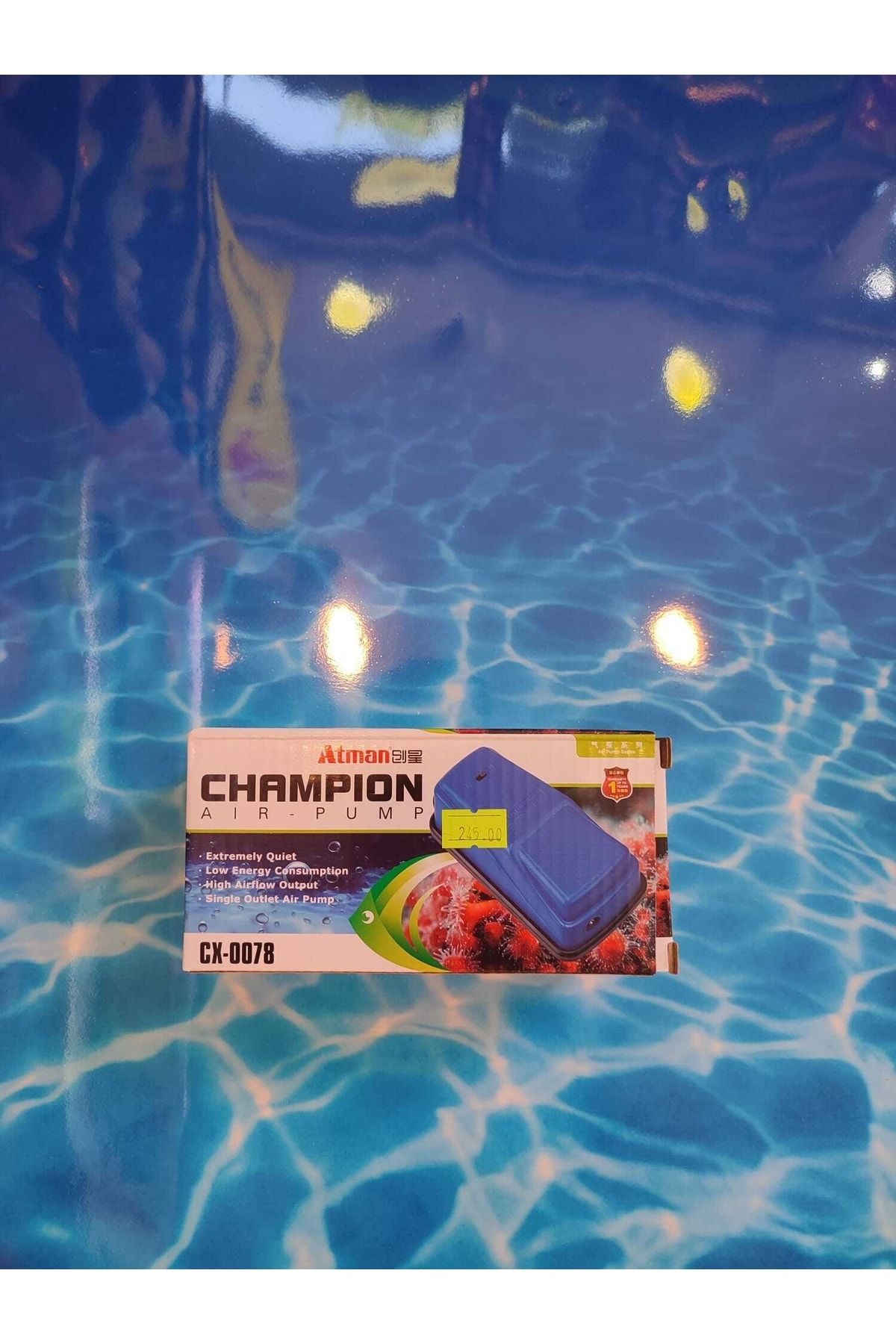 Atman Champion Cx-0078 Sessiz Hava Motoru 3litre/saat 2.5 W