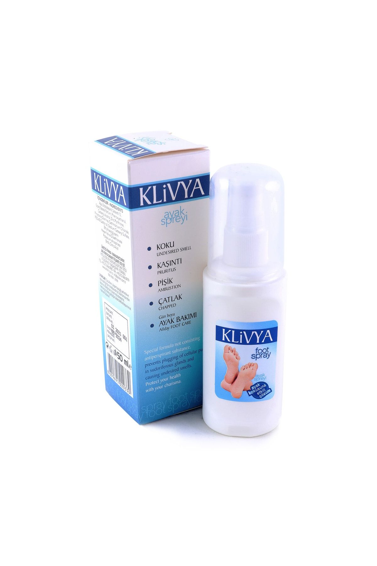 KLİVYA Ayak Bakım Spreyi 50 ml