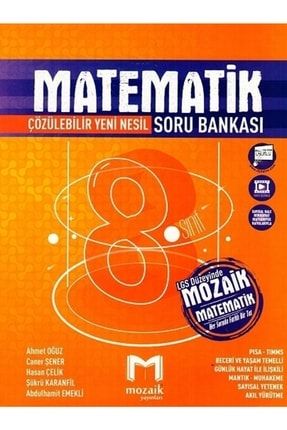 Inları 8.sınıf Mozaik Soru Bankası Matematik - 2022 çilekmozaik370