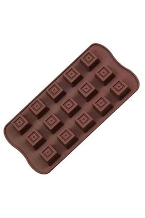 Çikolata Kalıbı, Silikon, Kare, 20,8x10,4x1,8 Cm CMP-CN-ILS-MTFK-KKLB-8538.2208020070