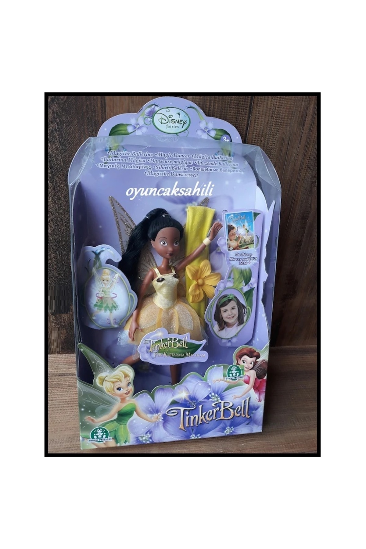 OYUNCAKSAHİLİ Tinkerbell Kanatlı Et Bebek Disney Sihirli Balerin Belden Döner Orjinal Ürün