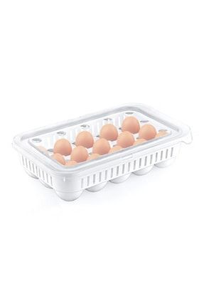 Yumurta Saklama Kabı 15'li 1 Adet, Steril Yumurtalık, Kapaklı Yumurta Organizeri yumurtalık01
