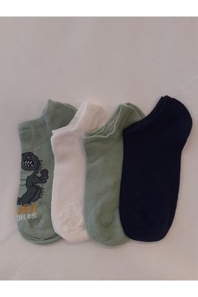 4'lü Çocuk Patik Çorap K7002