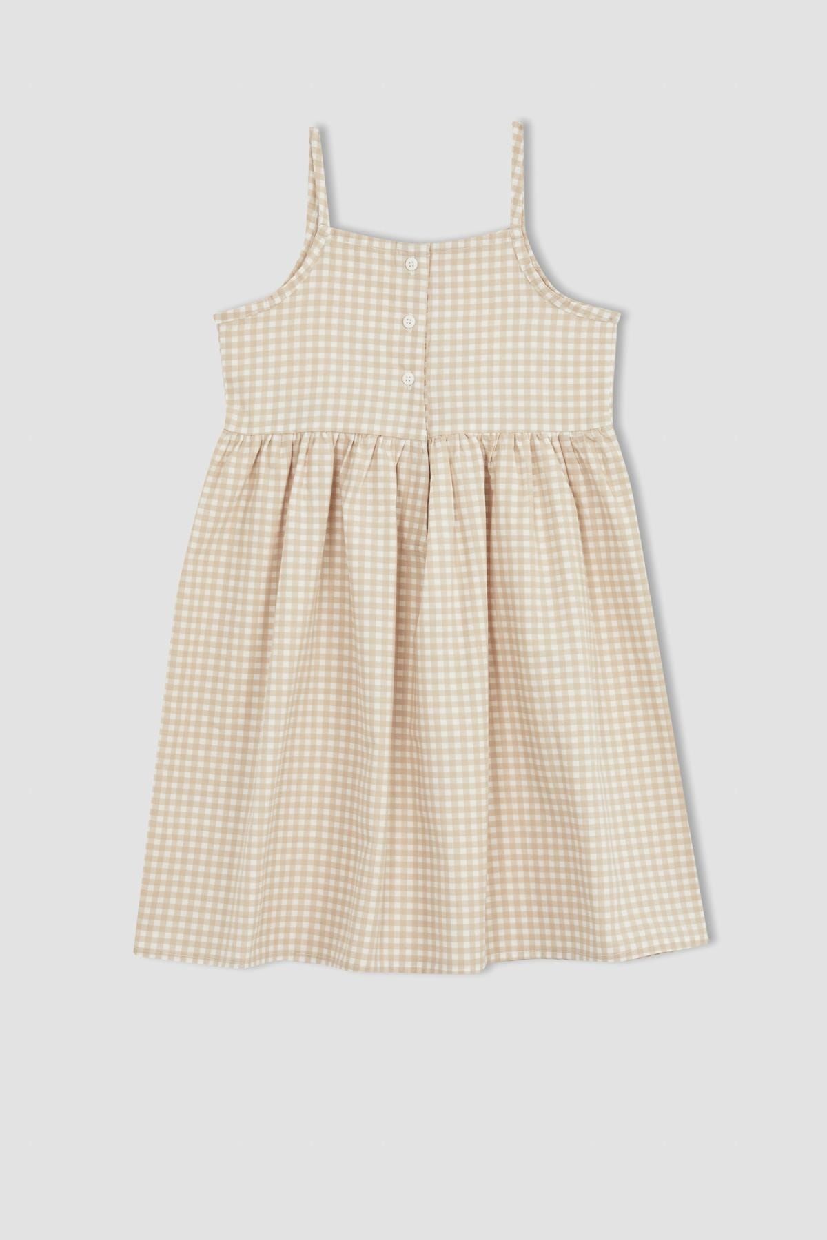 DeFacto Kleid Beige A-Linie FN5686