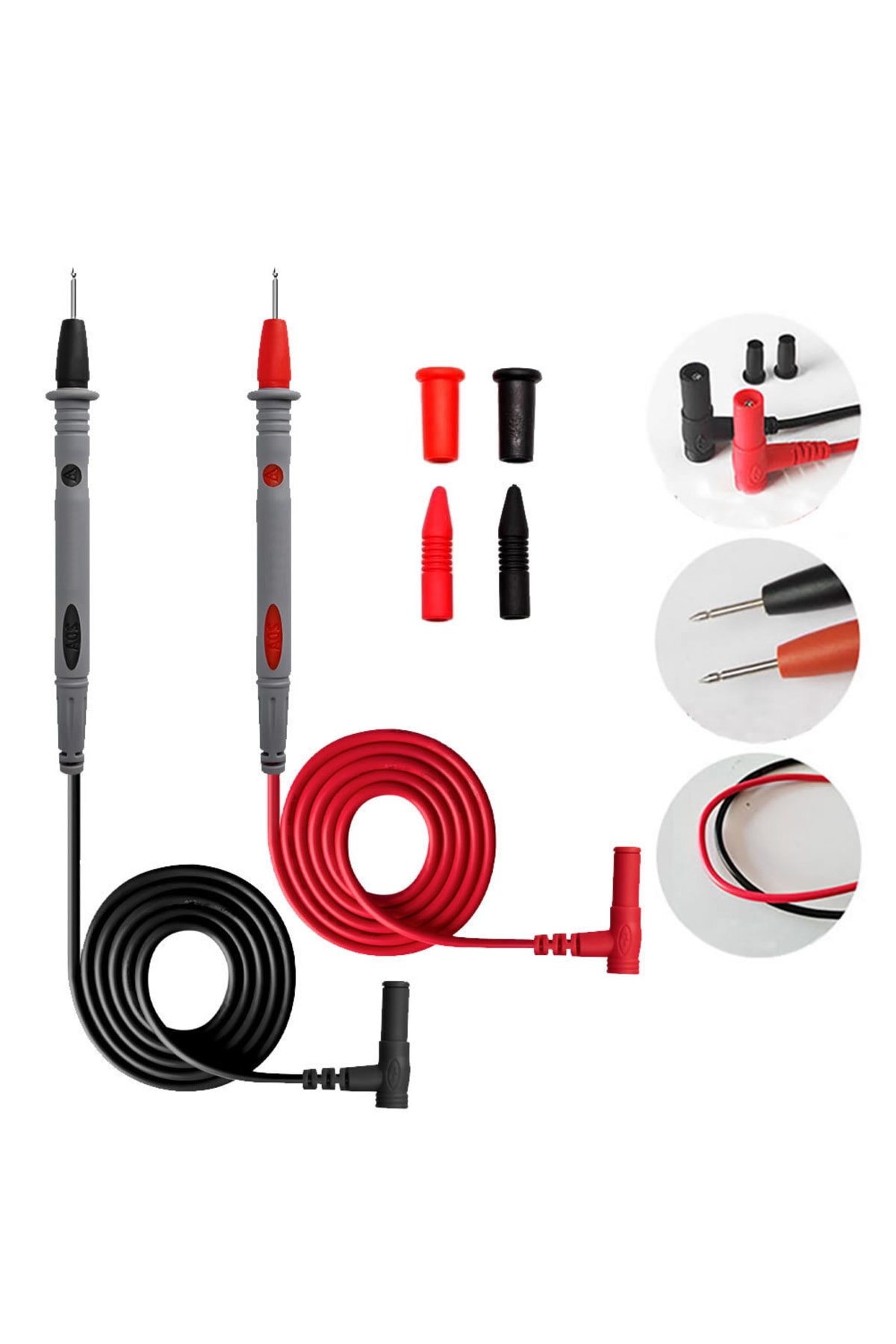 Genel Markalar Multimetre Probu 1000v 20a Kaliteli Test Ölçüm Avometre Voltmetre