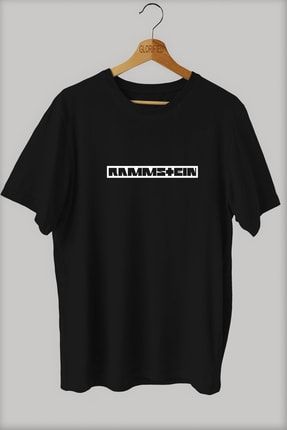 Rammstein Baskılı T-shirt Pamuklu SH95bee