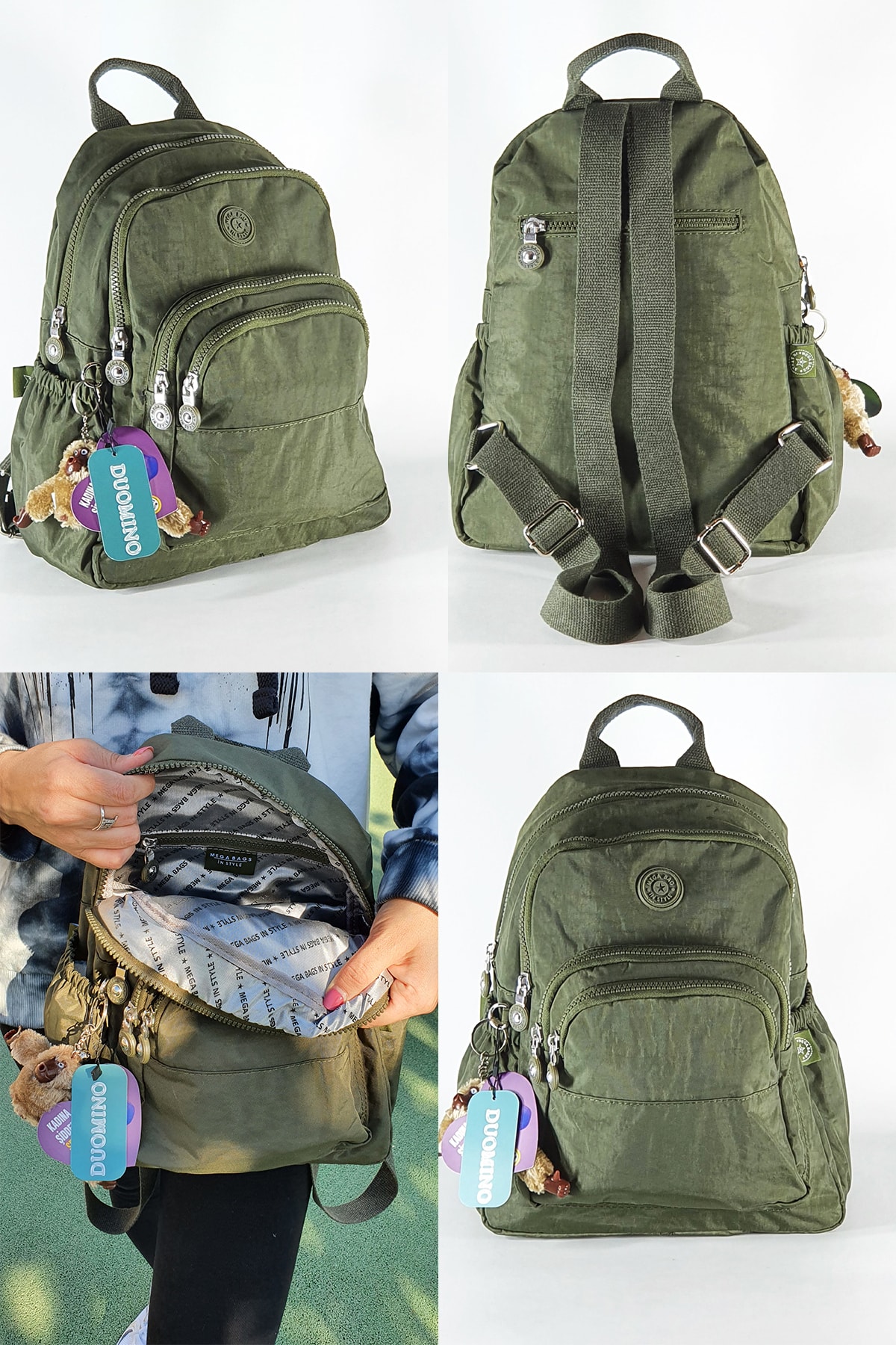 کوله پشتی زنانه خاکی NEMO GROUP | nemobags251klinkırfcmegastoregroup اورجینال - تصویر 2